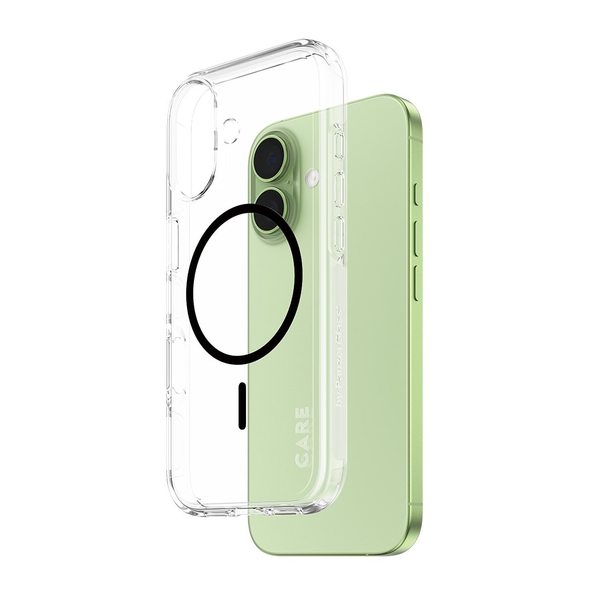 PanzerGlass CARE Flagship Case Transparent Urban Explorer w. Black MagSafe iPhone 17