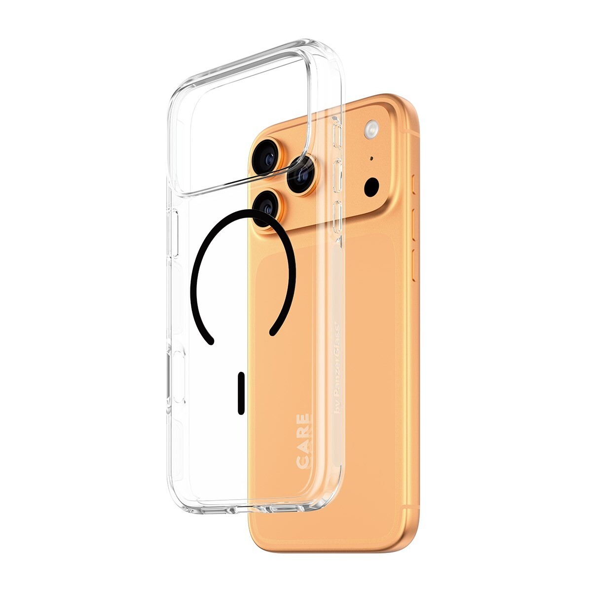 PanzerGlass CARE Flagship Case Transparent Urban Explorer w. Black MagSafe iPhone 17 Pro Max