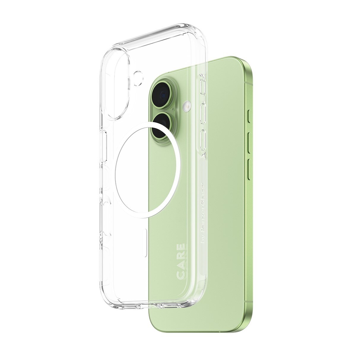 PanzerGlass CARE Flagship Case Transparent Urban Explorer w. White MagSafe iPhone 17