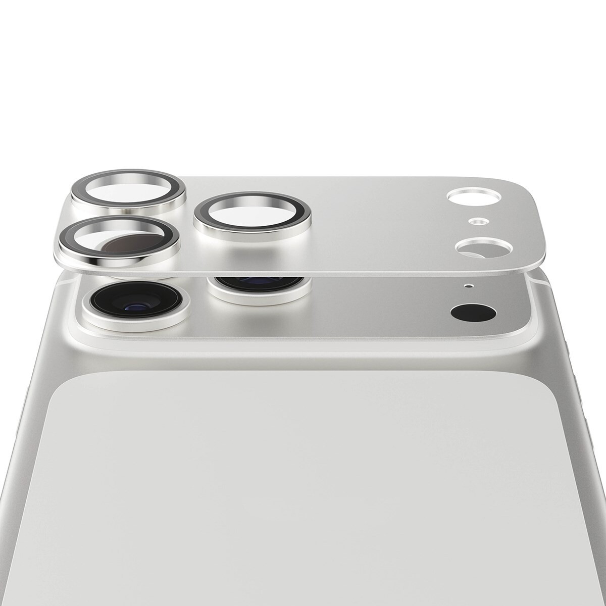 PanzerGlass FENDER Camera Protector Silver iPhone 17 Pro Max