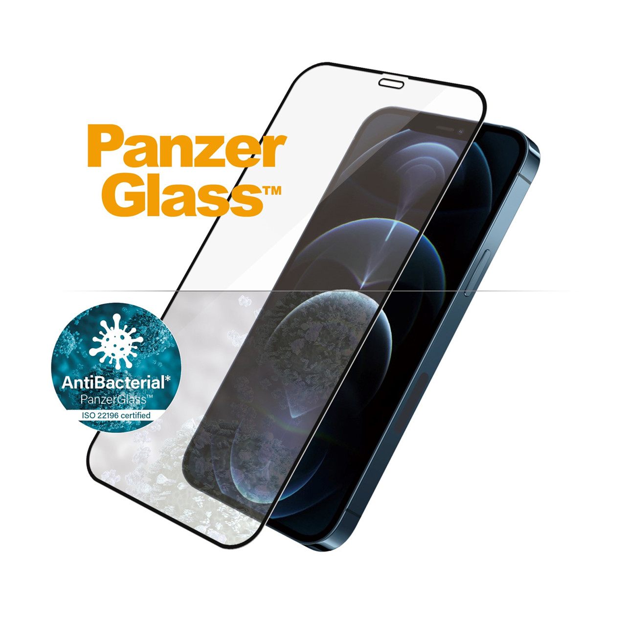 Skærmbeskyttelse - PanzerGlass iPhone 12 Pro Max (CF) - Sort