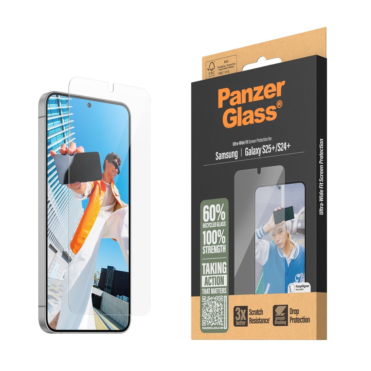 Skærmbeskyttelse PanzerGlass Galaxy S25+ UWF