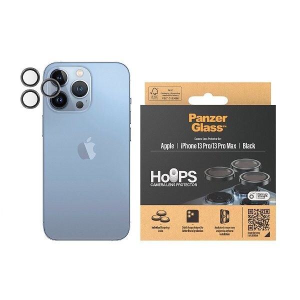PanzerGlass PG CP PP Rings for iPhone 13 Pro/13 Pro Max Black