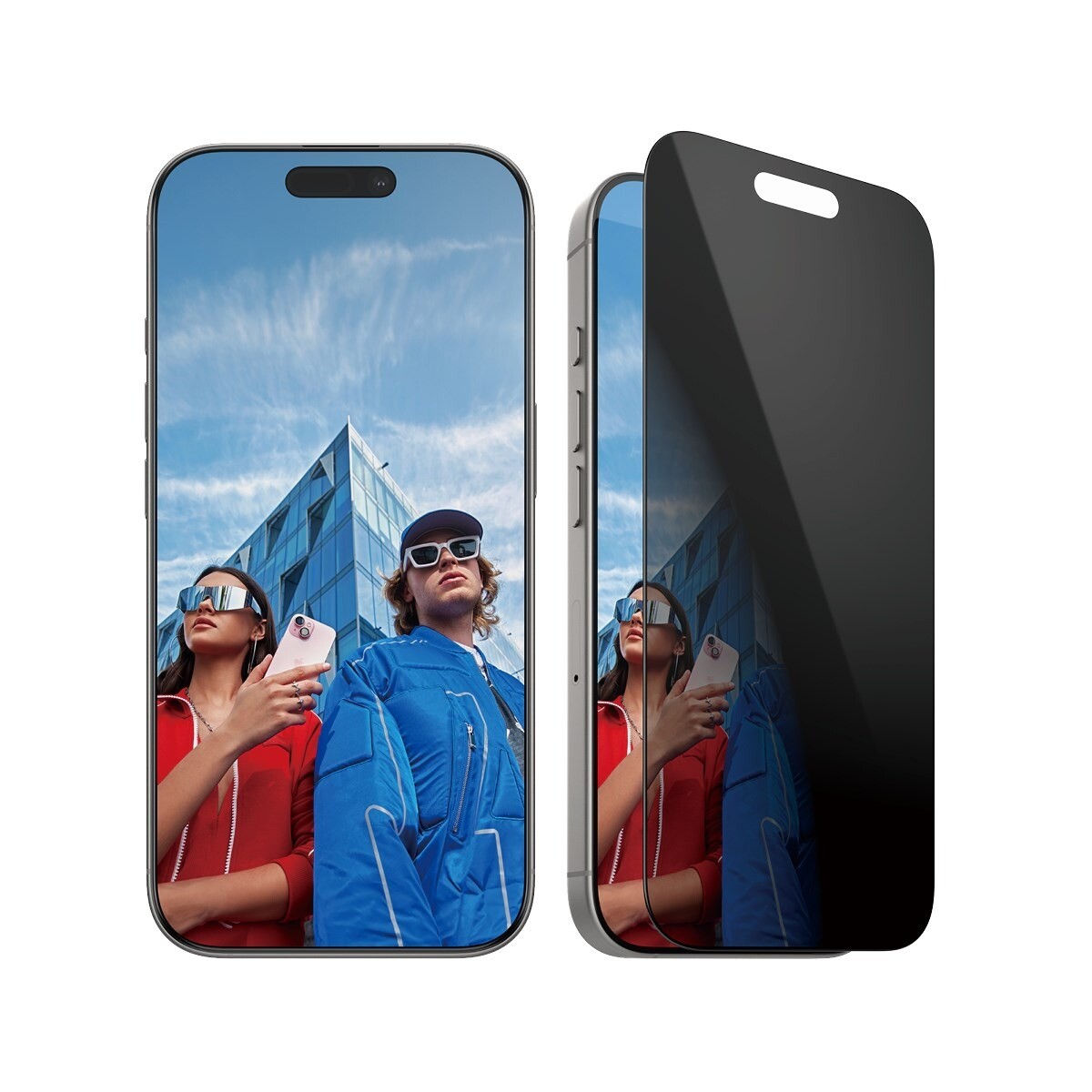 PanzerGlass PG iPhone 16 Pro Ultra-Wide Fit Privacy Screen Protec