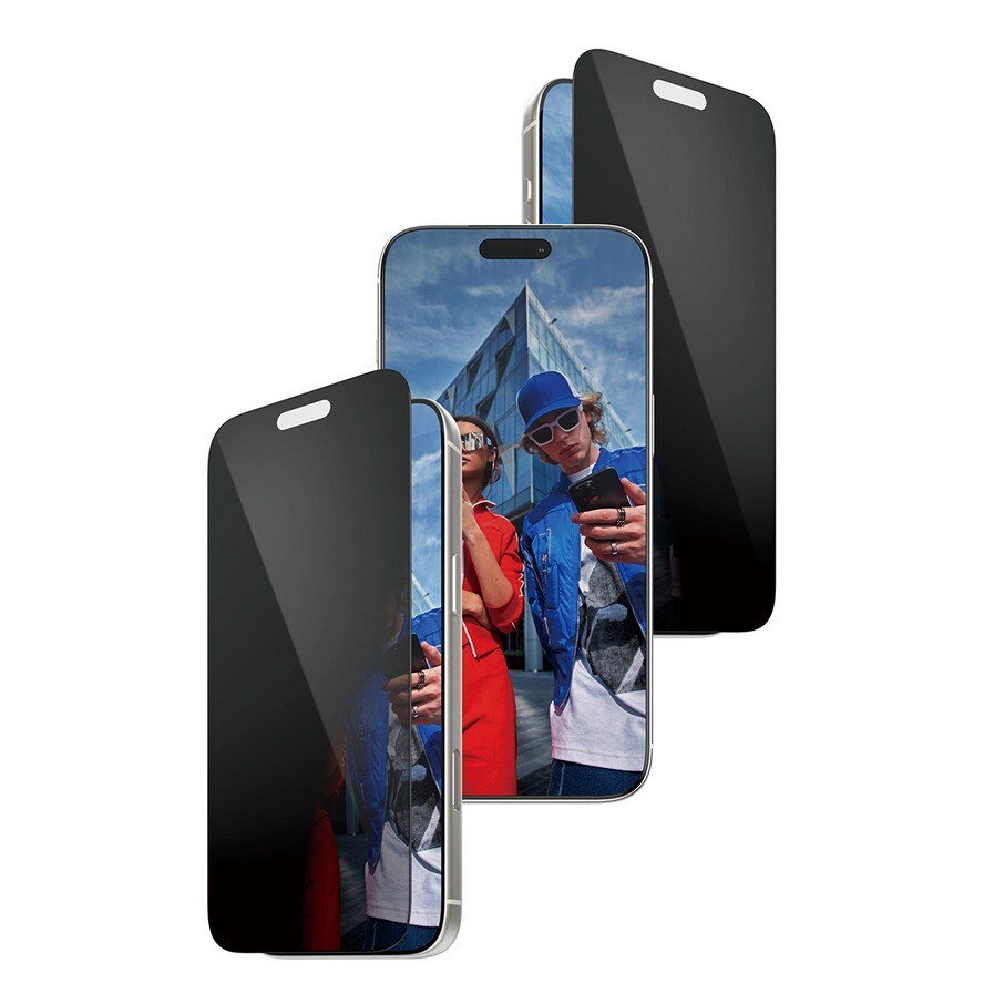 Skærmbeskyttelse - PanzerGlass - Privacy Ultra-Wide Fit FASTFIT - iPhone 17 Pro Max - Sort