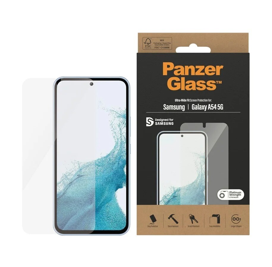 PanzerGlass Screen Protector Galaxy A54 5G Ultra-Wide Fit