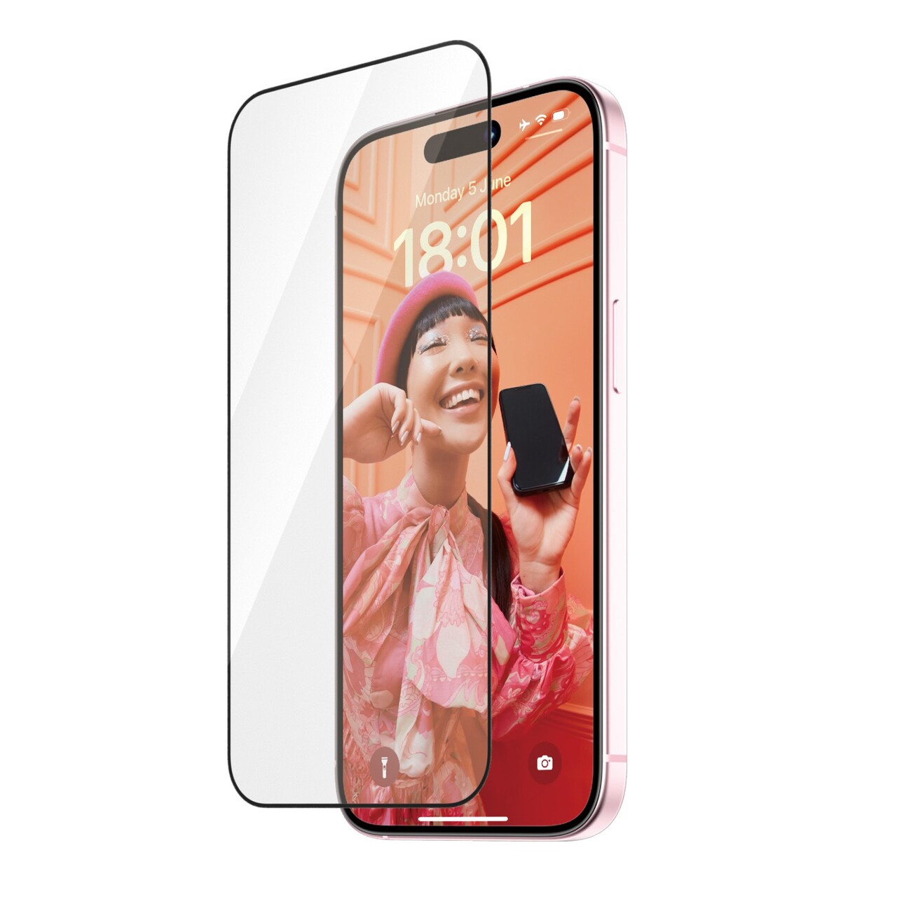 PanzerGlass Screen Protector iPhone 15 UWF w. Aligner