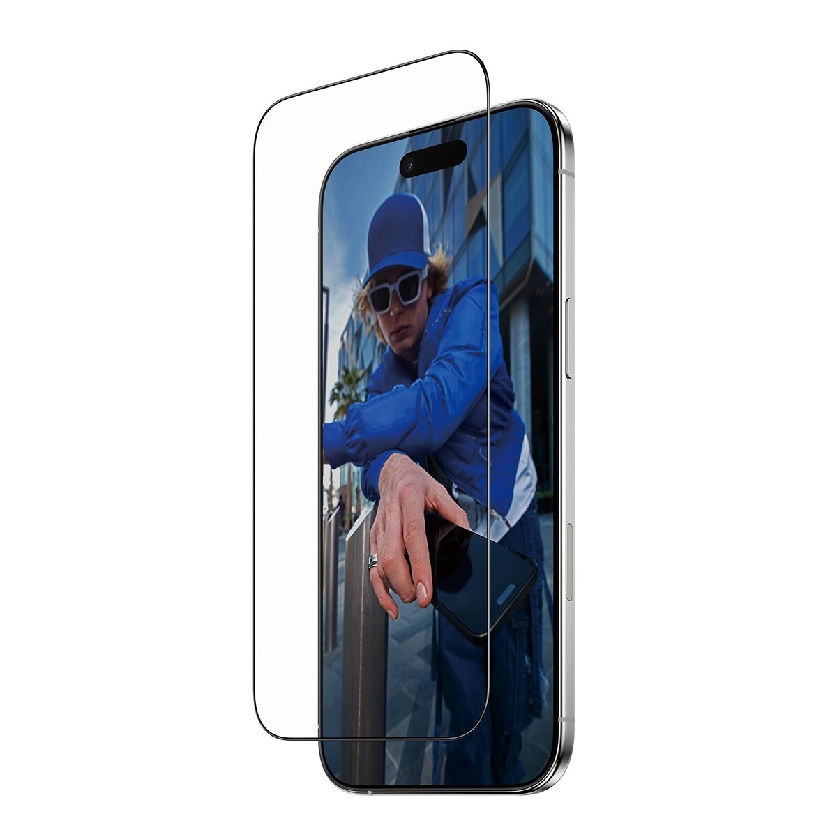 PanzerGlass Screen Protector w. Black Frame iPhone 17 Air