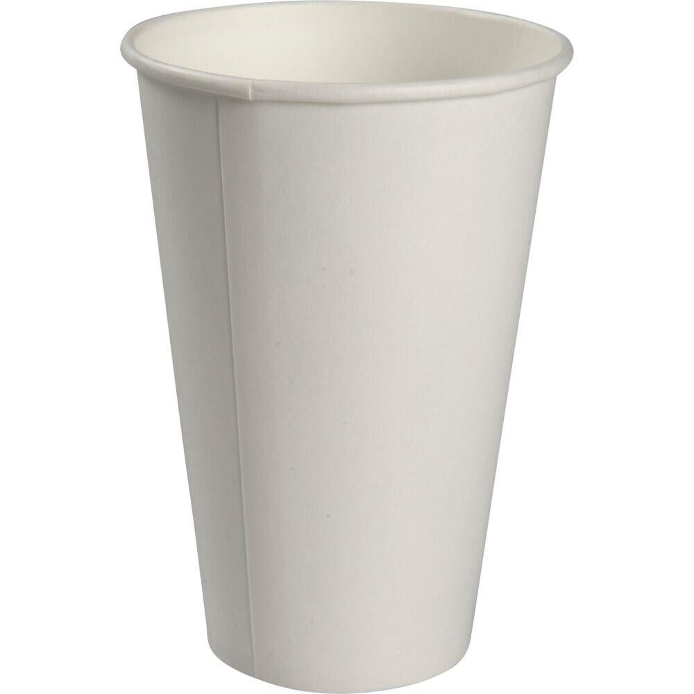 Papbæger, 11,5cm, Ø8cm, 30 cl, 34 cl, hvid, pap/PE, 12 oz - 1000 stk