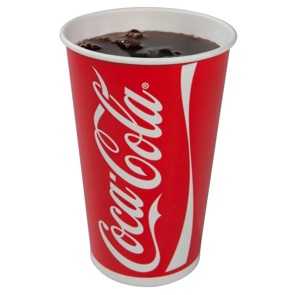 Papbæger - Coca-Cola 400 ml - Rød - 1000 stk