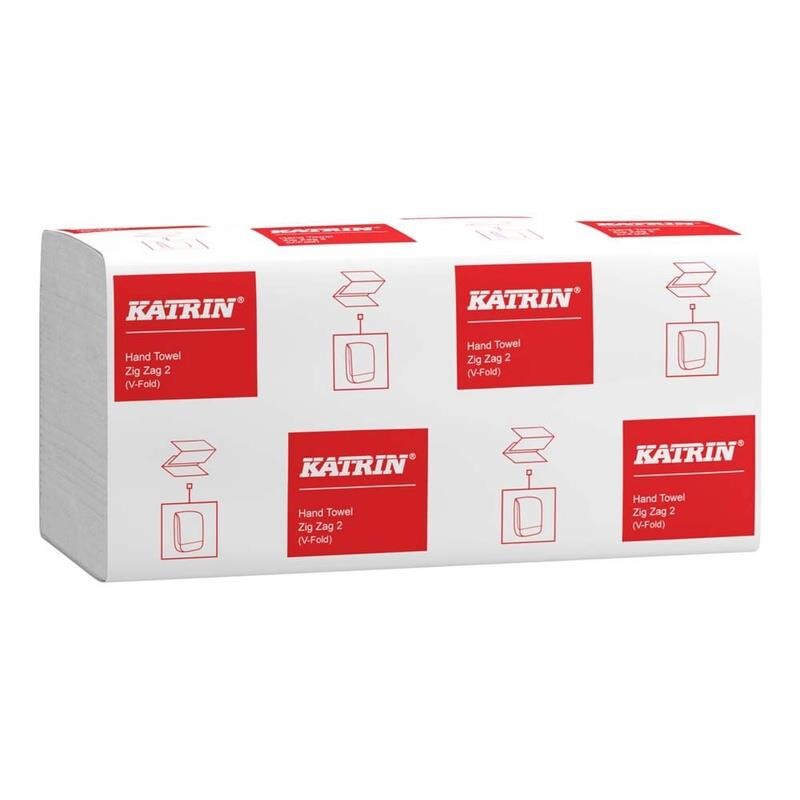 Papirhåndklæde – Katrin V-fold – 2-lags – 4.000 ark – 35298