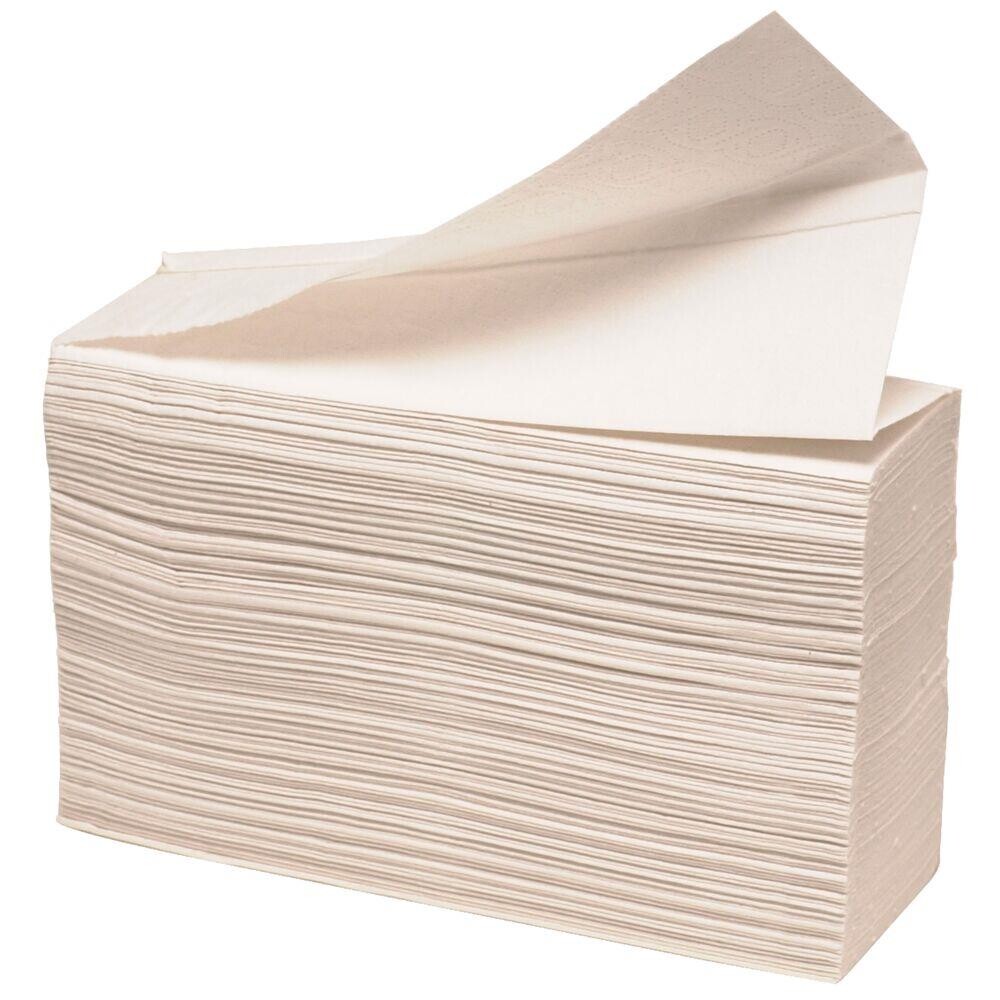 Papirhåndklæder 2-lags 20,5x7,5cm - 4000 stk