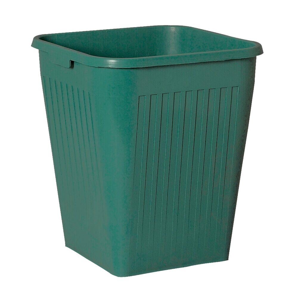 Papirkurv, Bantex, grøn, 25 l