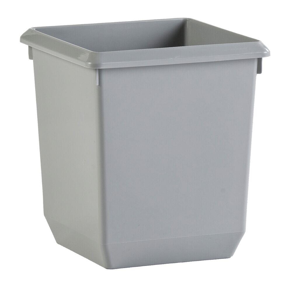 Papirkurv, V-part, grå, 21 l