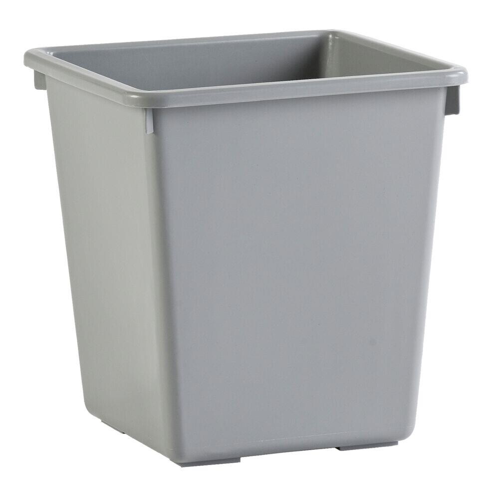 Papirkurv, V-part, grå, 27 l