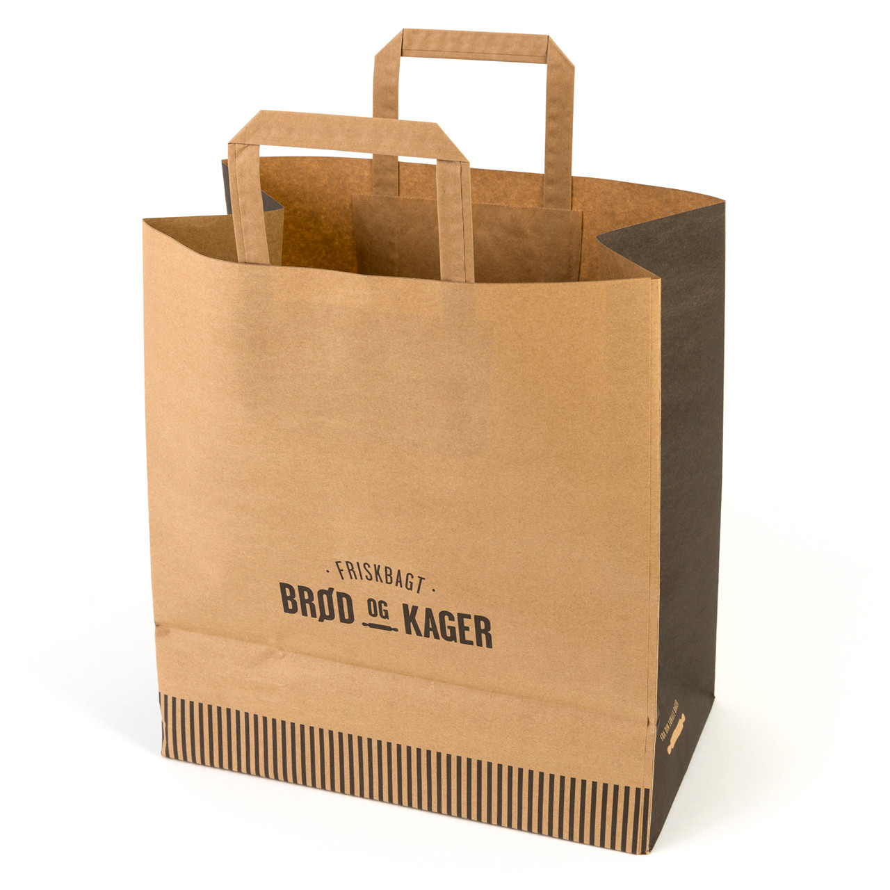 Papirspose - 22 liter Friskbagt brød og kager - 250 stk