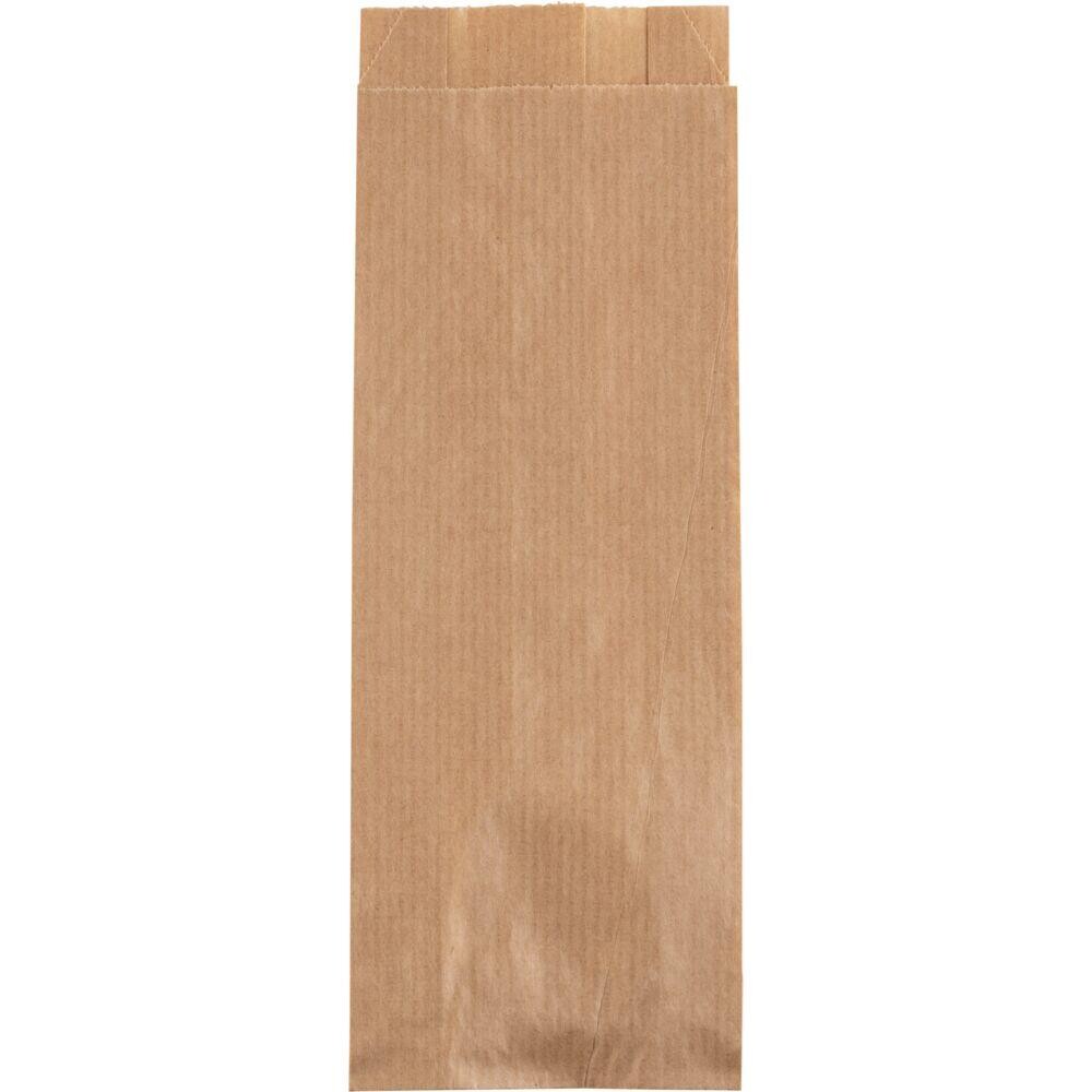 Papirspose brun 7x19x3cm - 1000 stk