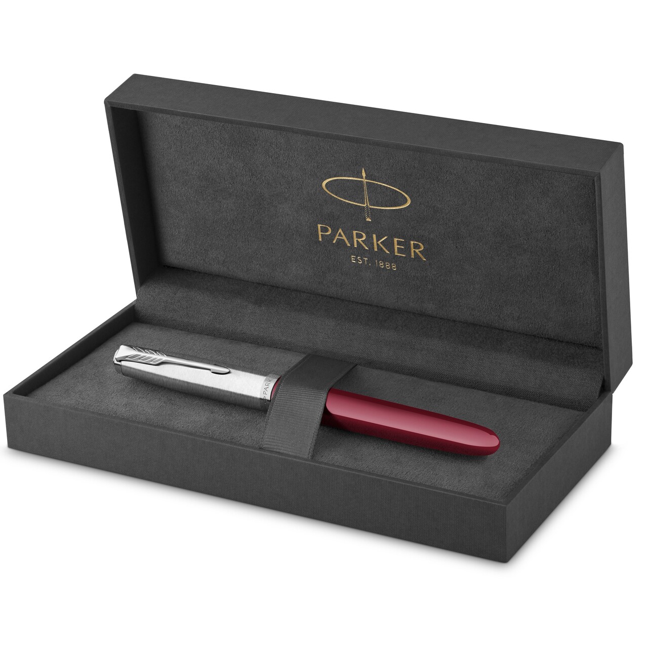 Parker 51 fyldepen i gaveæske bordeaux/krom