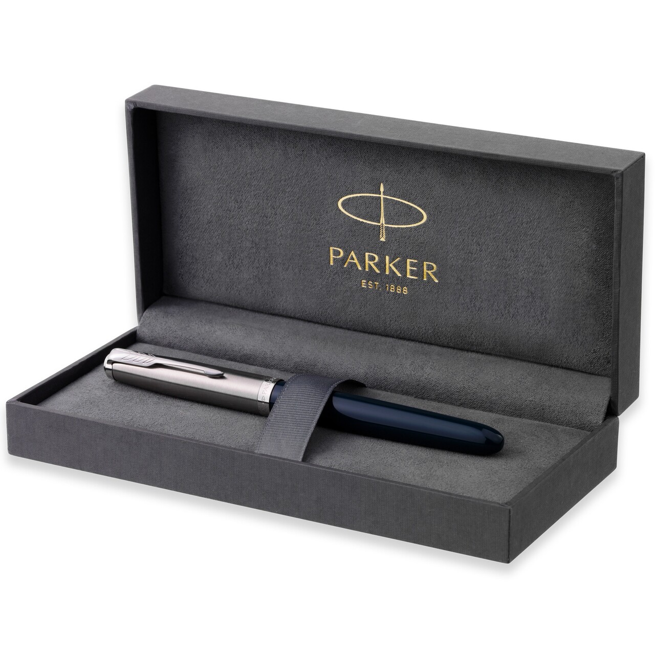 Parker 51 fyldepen i gaveæske midnatsblå/krom