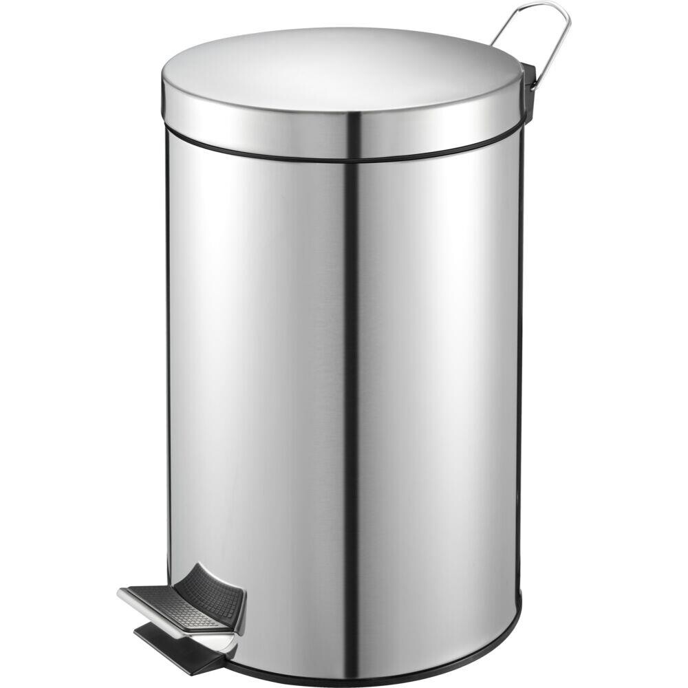 Pedalspand, EKO, grå, stål, 3 l