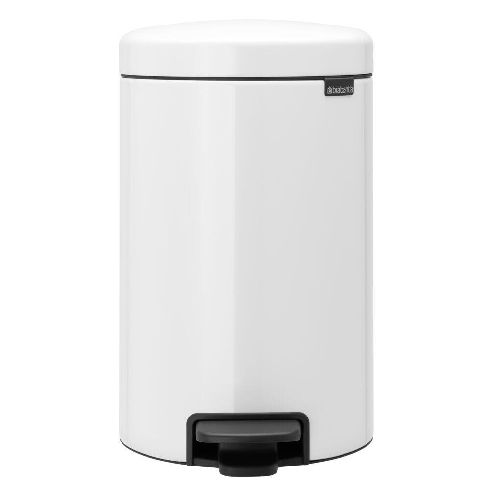 Brabantia Pedalspand hvid 12 l