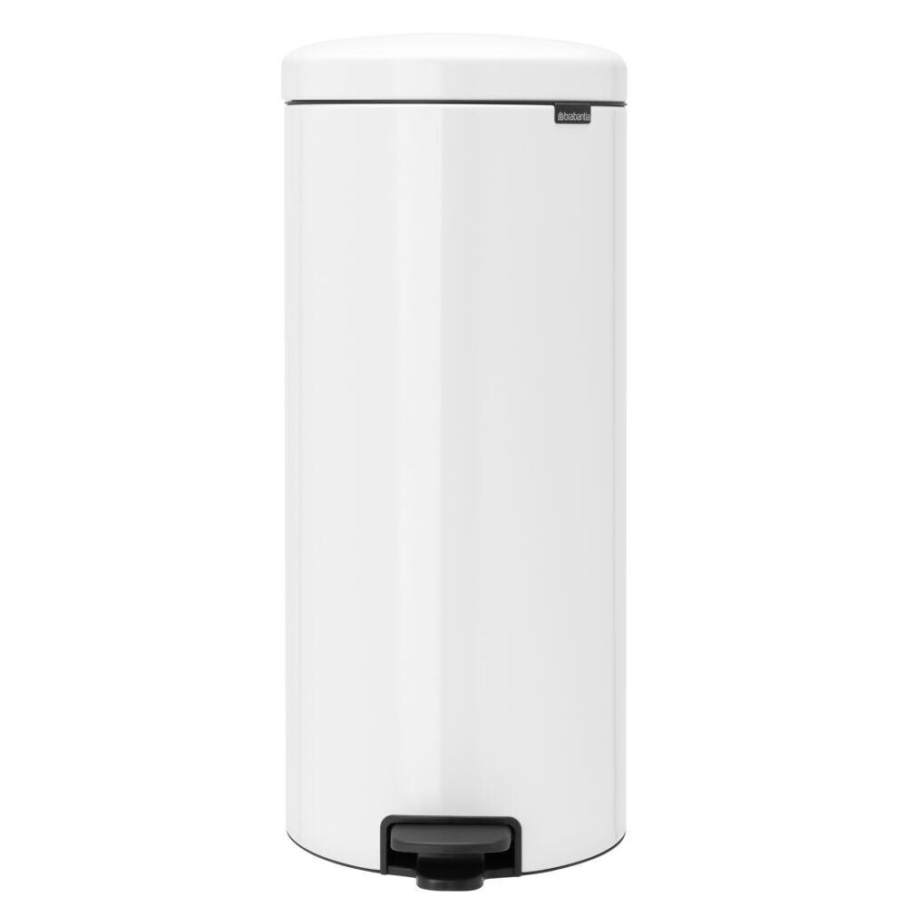Brabantia Pedalspand hvid - plast inderspand - softclose - 30 l