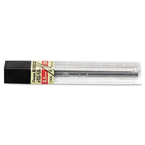 Pentel Stifter 0,5 mm 2H - 12 stk pr tube 2350564 - 12 tuber