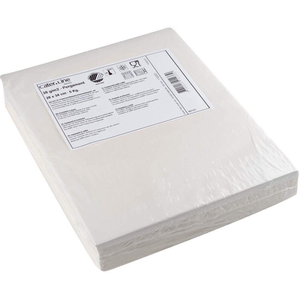 Pergament-ark - Cater-Line - 1/6 ark - 34 x 28 cm - 5 stk