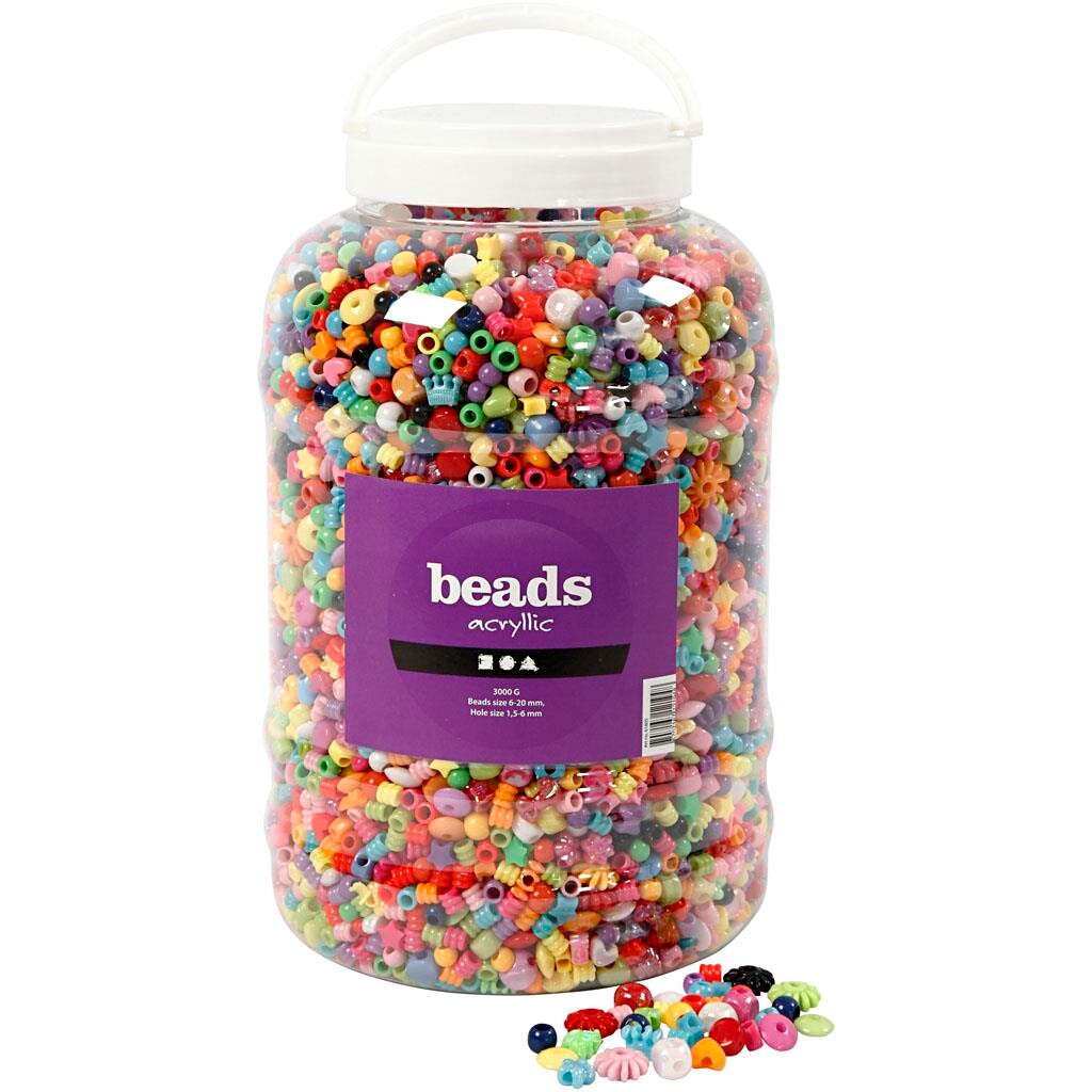 Perlespand, str. 6-20 mm, hulstr. 1,5-6 mm, 3000 g, 5700ml