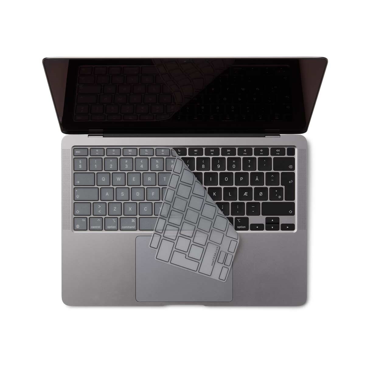 Keyboard Cover - Philbert MacBook Air 13" 2020 - Transparent/Sort - EU Layout