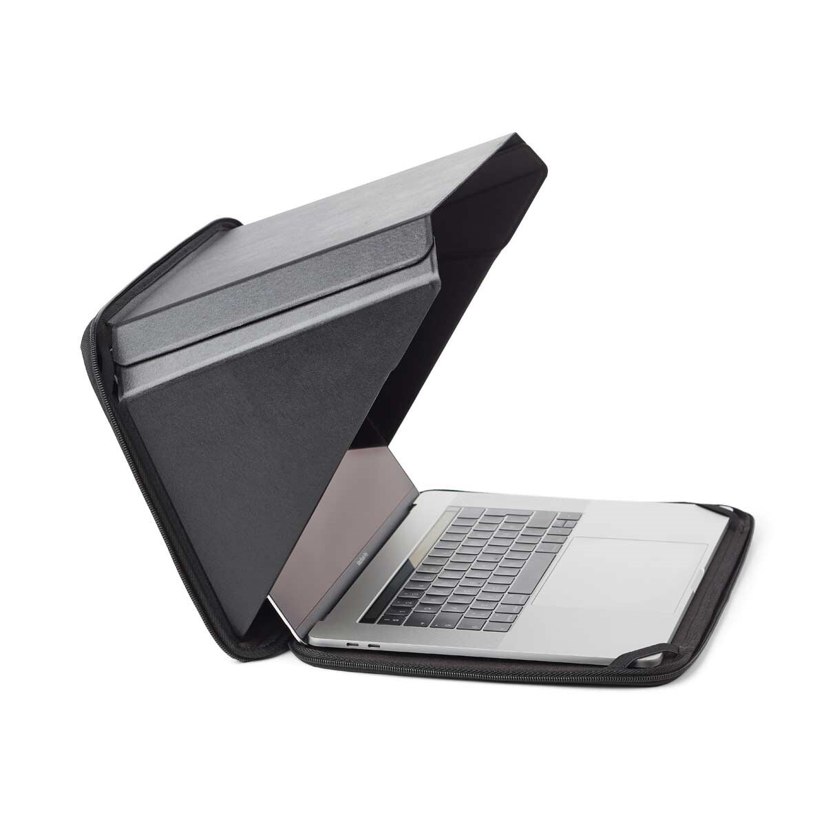 Laptop sleeve med solskærm Philbert Hemp MacBook 13'' sort
