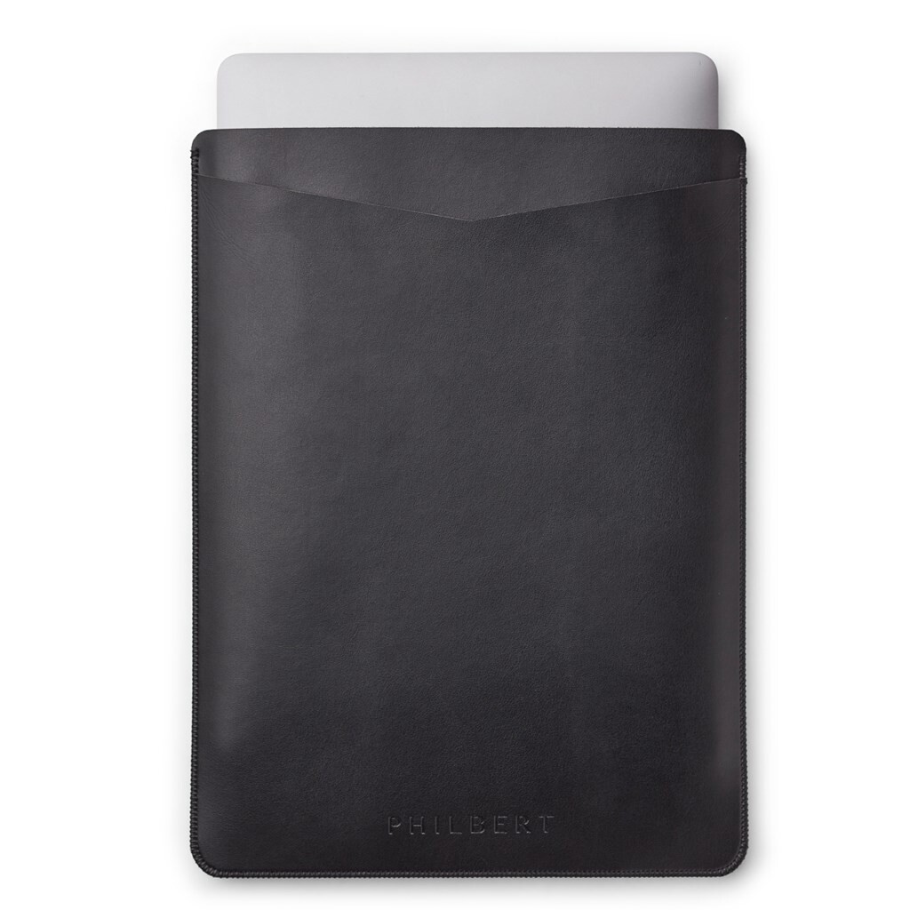 MacBook sleeve Philbert Ultra Slim incl strap 15'' sort