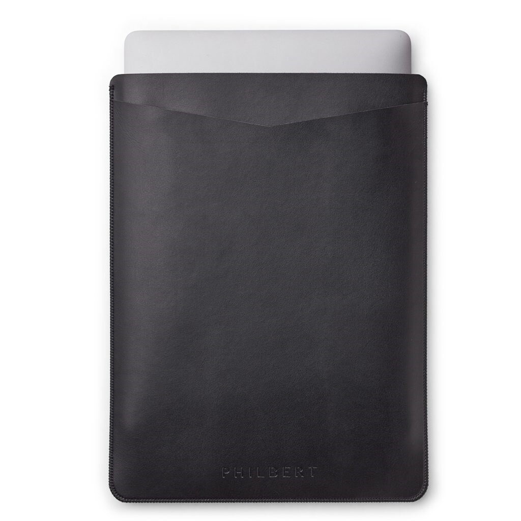 MacBook sleeve Philbert Ultra Slim incl strap 16'' M1 2021 sort