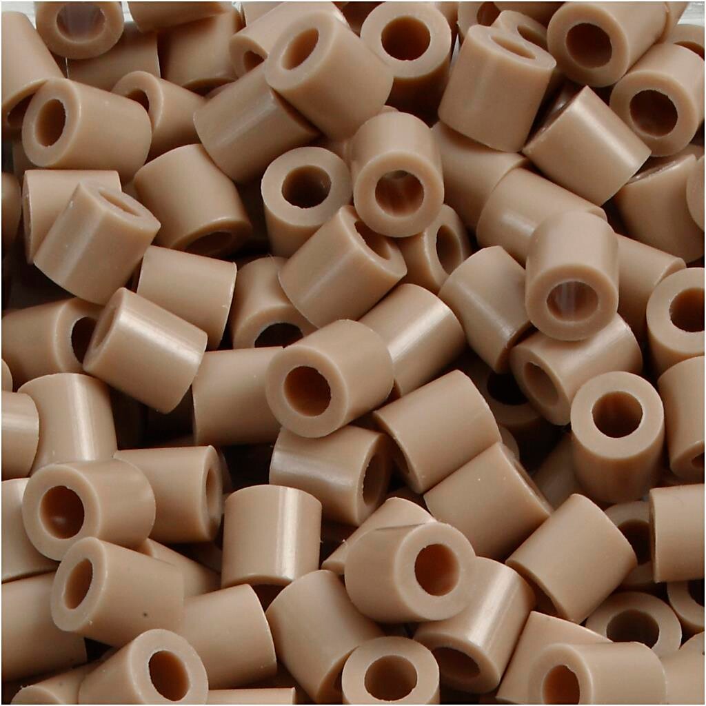 PhotoPearls beige (6) størrelse 5 x 5 mm - hulstørrelse 2,5 mm - 6000 stk.
