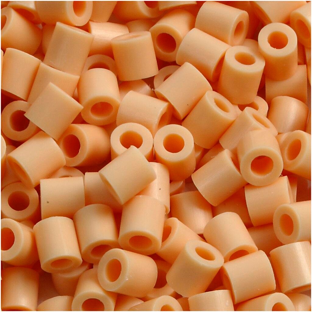 PhotoPearls lys hudfarvet (7) størrelse 5 x 5 mm - hulstørrelse 2,5 mm - 6000 stk.
