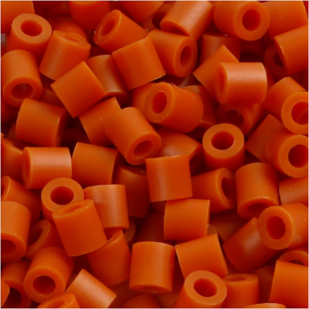 PhotoPearls rødbrun (5) størrelse 5 x 5 mm - hulstr. 2,5 mm - 6000 stk.
