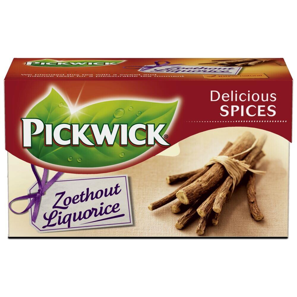 Pickwick lakrids te - 20 breve - 12 stk