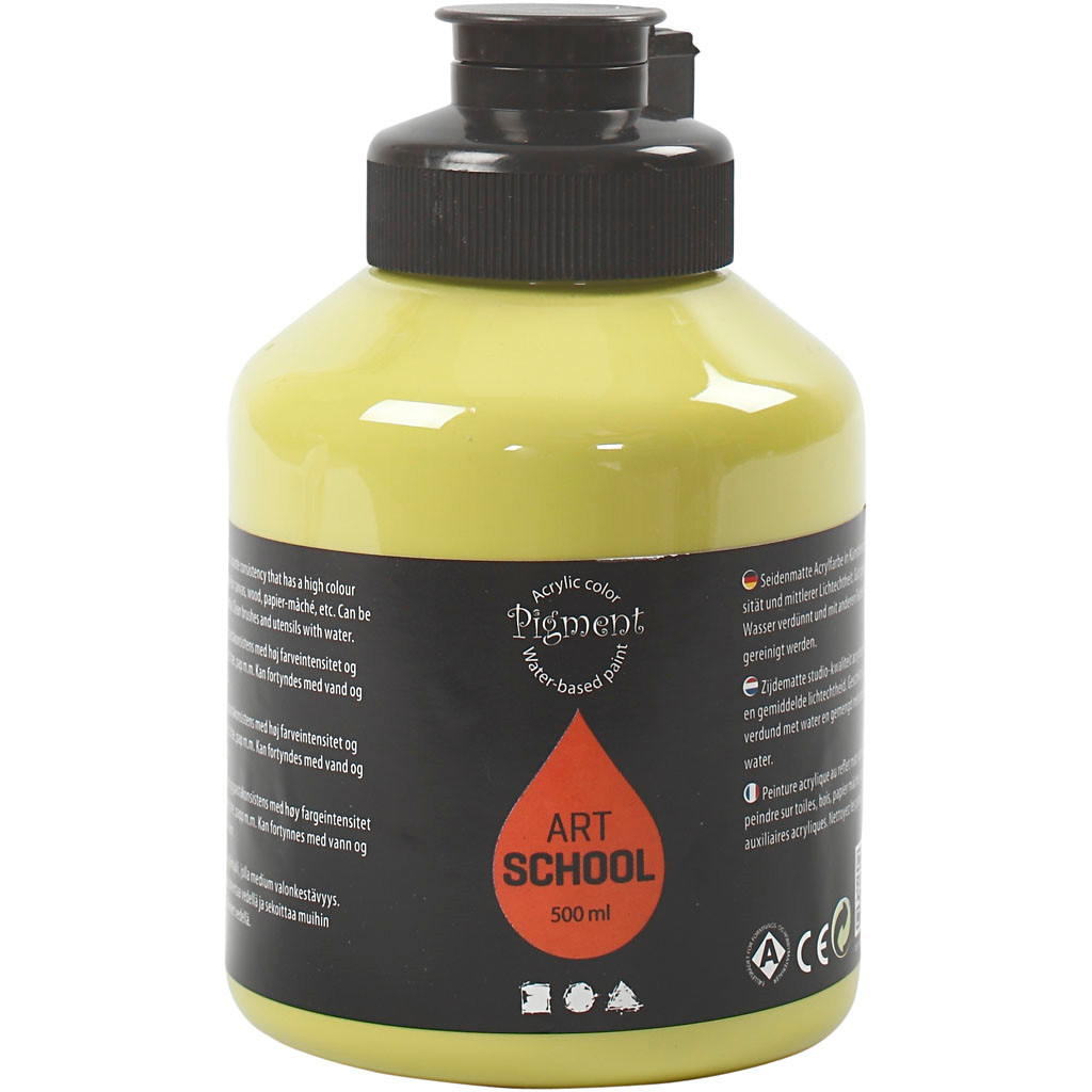 Akrylmaling Pigment Art, kiwi, 500ml
