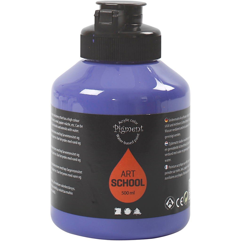 Akrylmaling Pigment Art violet, 500ml