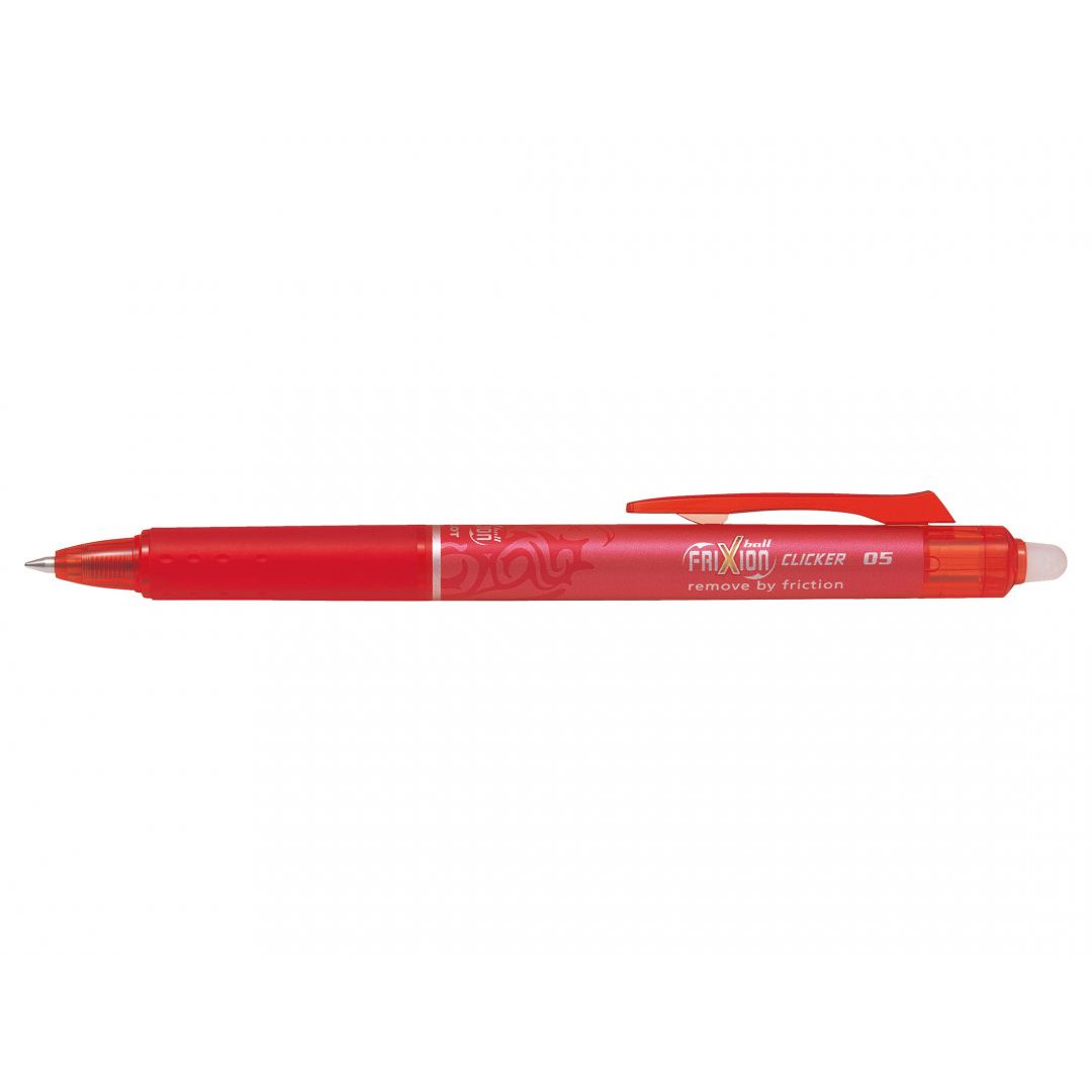 12 stk. Pilot FriXion Ball Clicker 0,5 mm - Rød Rollerball Pen