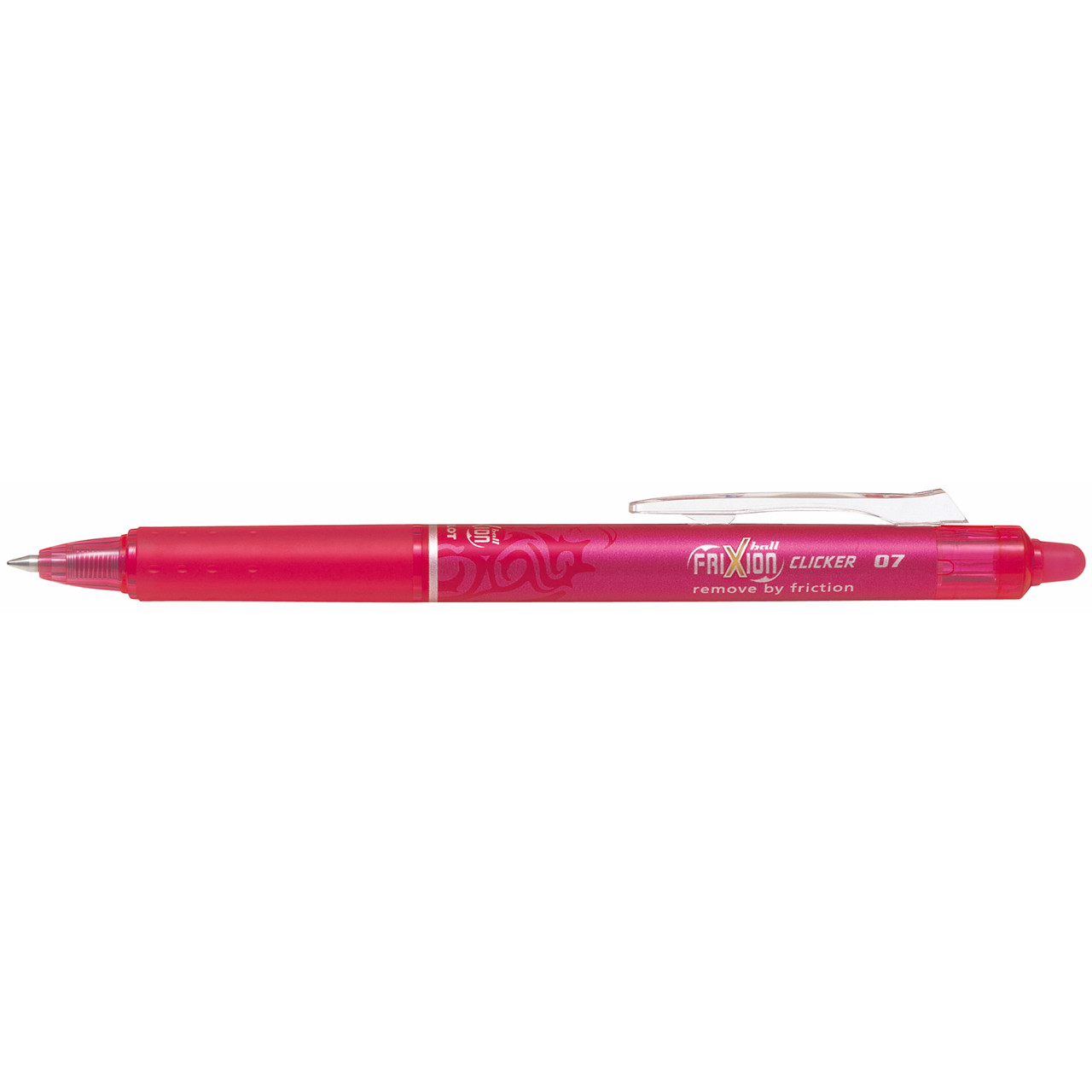 Pilot FriXion Clicker Kuglepen - Pink 0,35 mm streg - 12 stk
