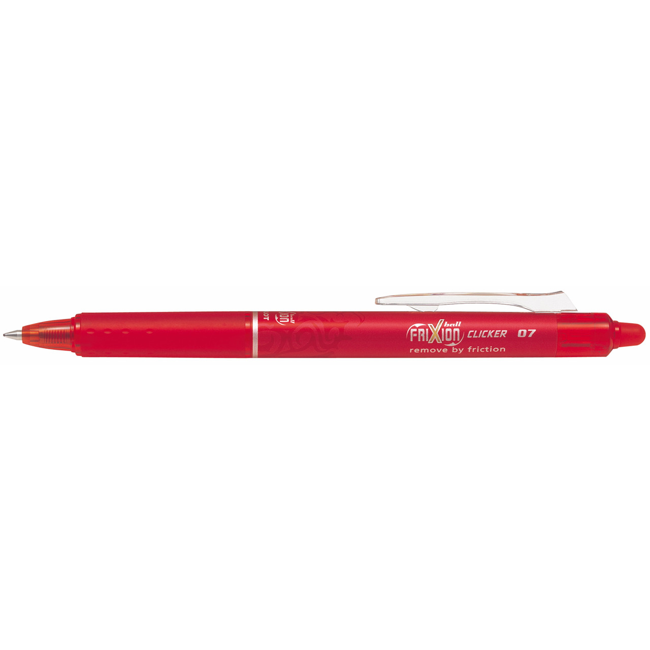 Pilot FriXion Clicker Kuglepen - Rød 0,35 mm streg - 12 stk