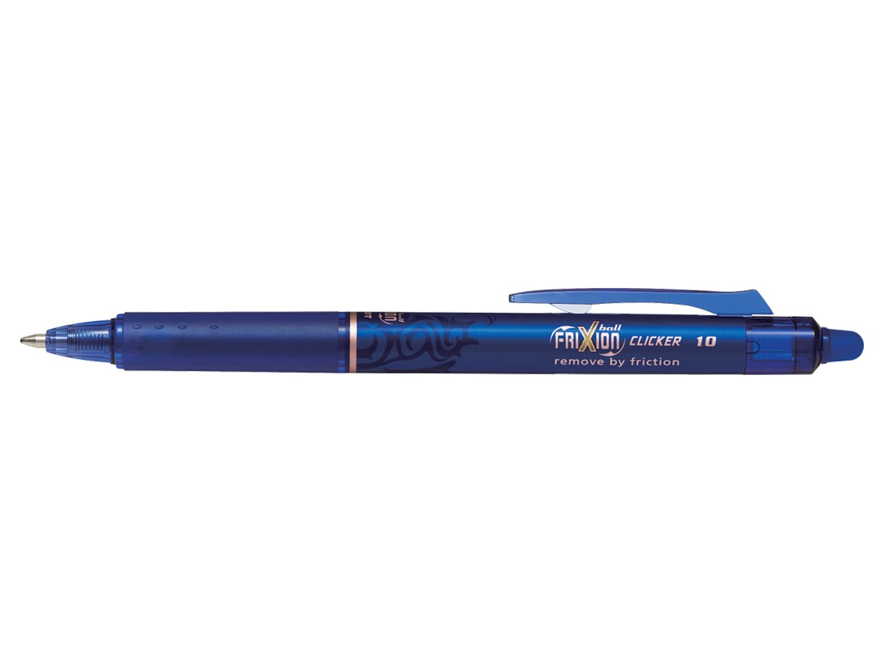 12 stk. Kuglepen - Pilot FriXion Clicker 1,0 mm - Blå - Køb minimum 12 stk.