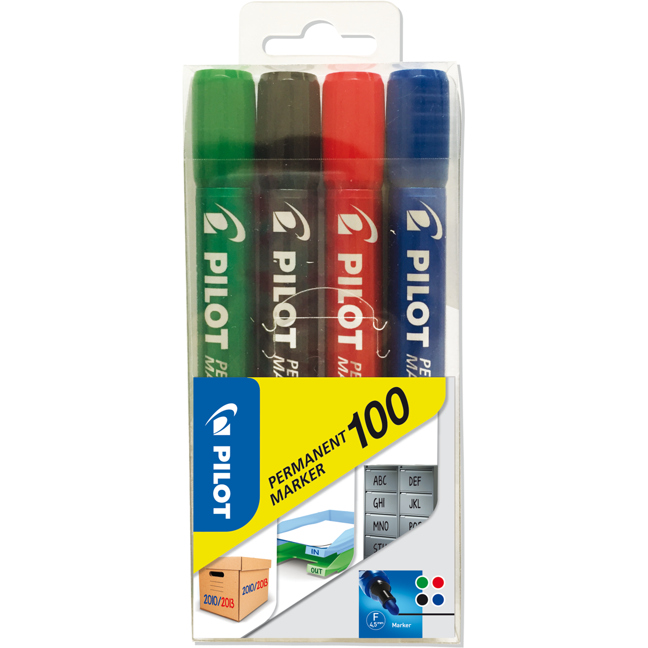 Pilot Marker Permanent 100 rund ass (4)