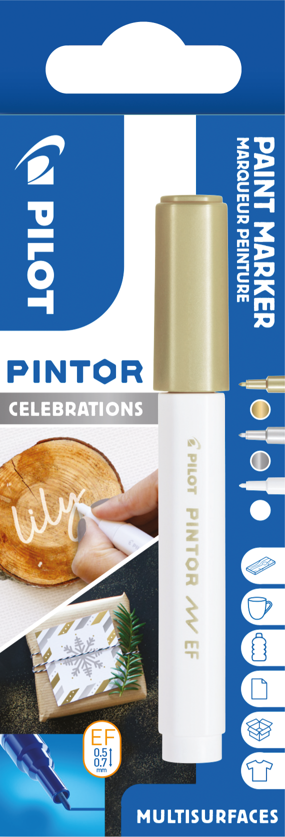 Pilot Marker Pintor Extra Fine Celebrations 0,5 ass (3)