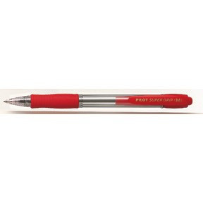 12 stk. Pilot Ballpoint Pen Super Grip 1,0 red