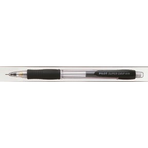 12 stk. Pilot Pencil Super Grip 0,5 sort - Køb minimum 12 stk.