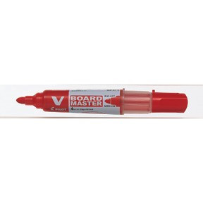 10 stk. Pilot WB Marker V Board bullet/medium BG red