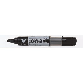 10 stk. Pilot WB Marker V Board bullet/medium BG black