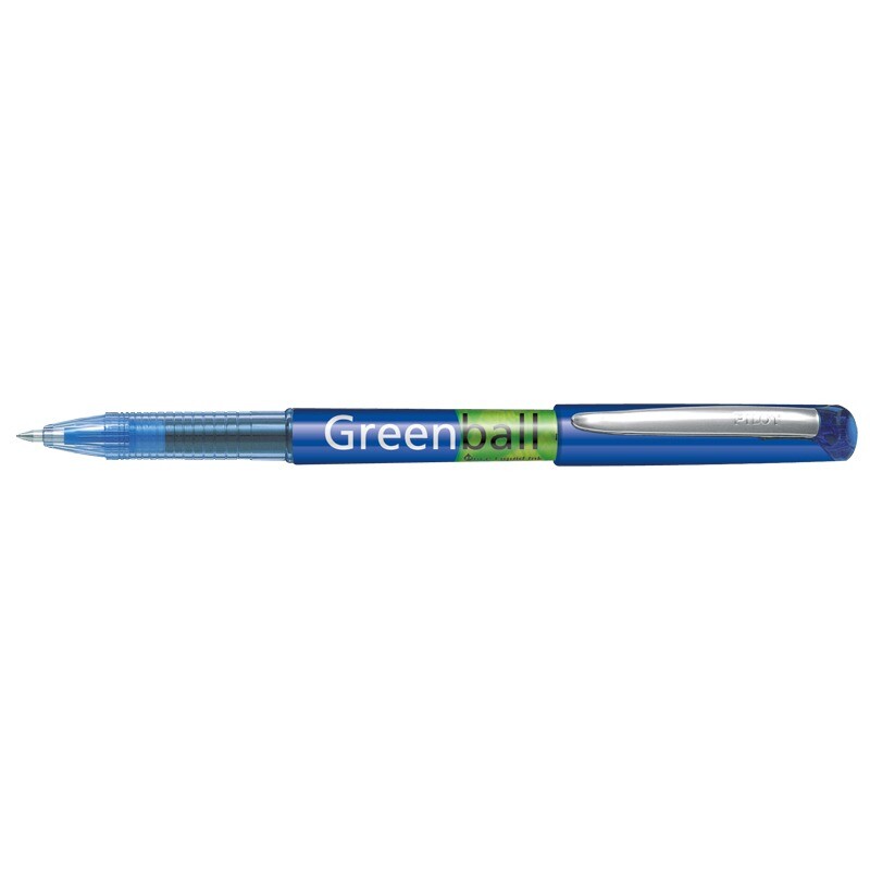 Pilot Roller Greenball 0,7 Blå - 10 stk